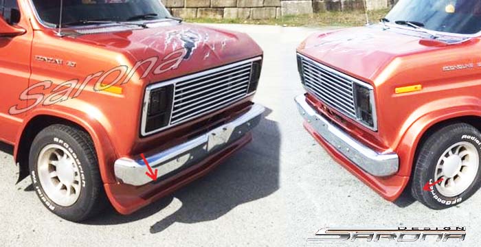 Custom Ford Econoline Van  All Styles Front Lip/Splitter (1975 - 1991) - $290.00 (Part #FD-014-FA)